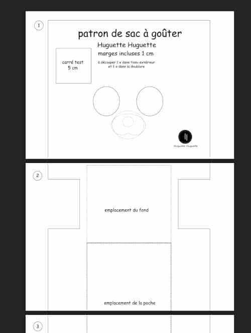 patron sac gouter image